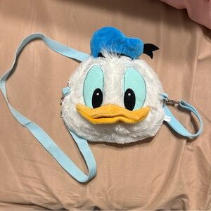 Donald Duck Tokyo Disneyland Crossbody Bag - Blue and White